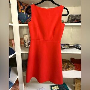 Kate Spade Red Sleeveless A-Line Dress